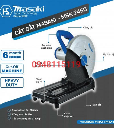 Máy Cắt Sắt Masaki MSK 2450