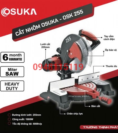 Máy cắt nhôm Osuka OSK 255