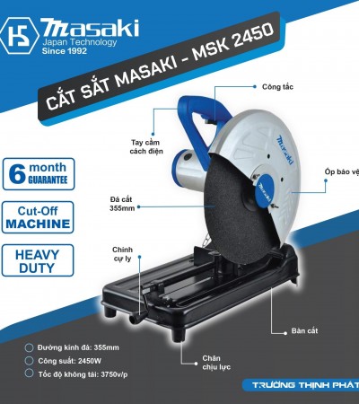 Máy Cắt Sắt Masaki MSK 2450