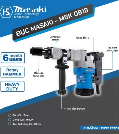 Máy Đục Masaki MSK 0813