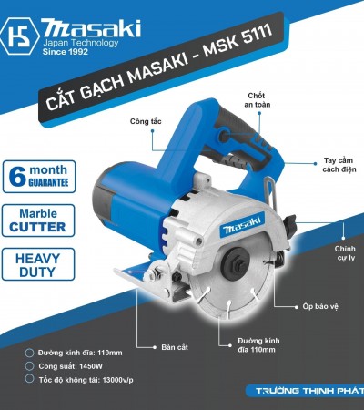 Máy Cắt Gạch Masaki MSK 5111