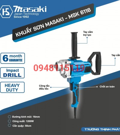 Máy Khuấy Sơn  Masaki MSK 6116