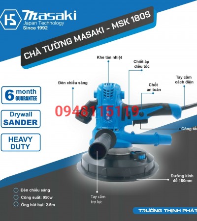 Máy Chà Tường Masaki MSK 180S