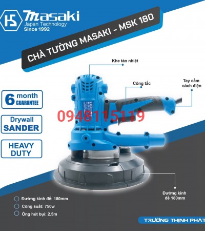 Máy Chà Tường Masaki MSK 180 