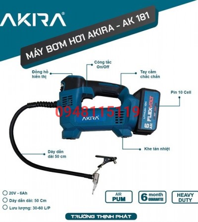 Máy Bơm Hơi Akira AK181