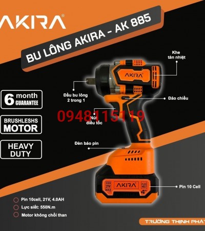 Máy Bắn Bu Lông Akira AK 885